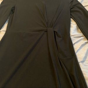 F21 black knot dress